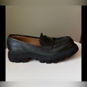 LUKURË Italian Handmade Kangaroo Leather Loafers Chunky Lightweight Sole 41 Read